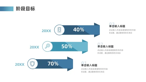 蓝色地球简约风互联网商业计划书ppt模板