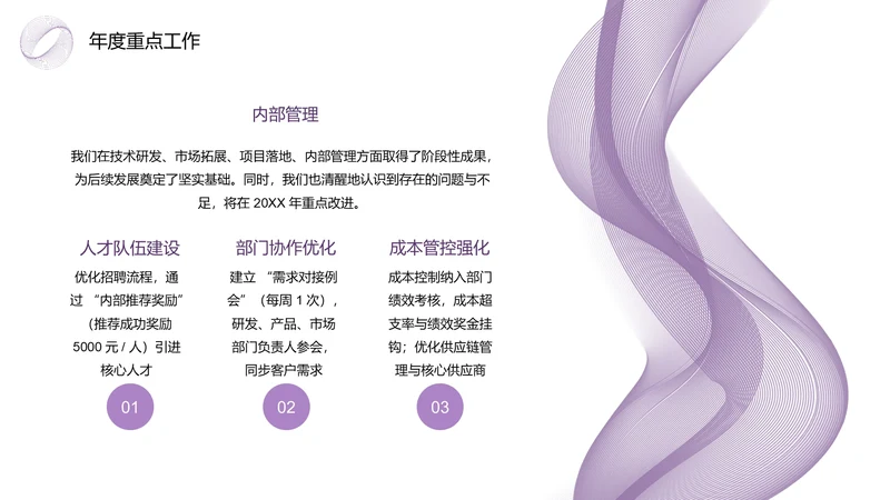 商务风含插图PPT列表