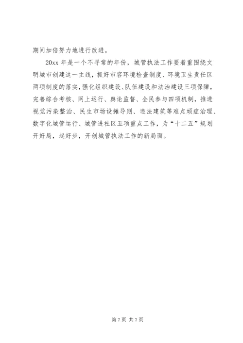 城管局工作报告.docx
