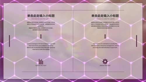 紫色炫酷述职报告PPT模板
