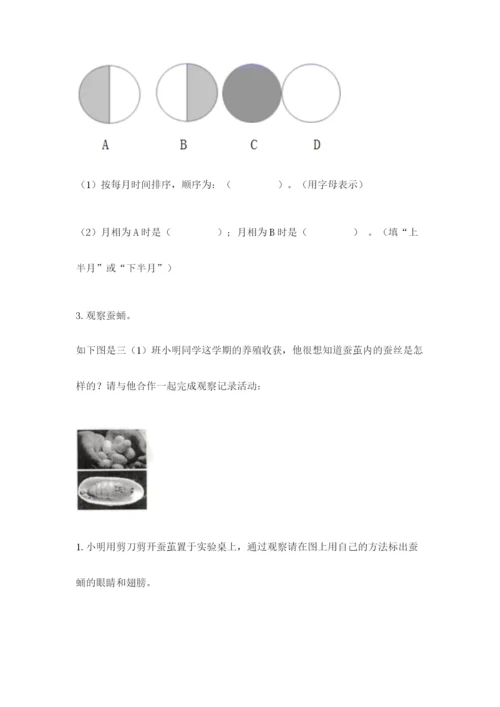 教科版科学三年级下册 期末测试卷精品（b卷）.docx