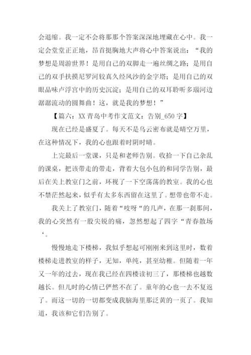 初中生满分作文大全.docx
