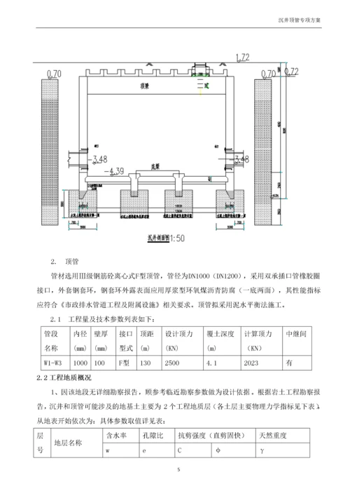 沉井顶管专项施工方案(2).docx