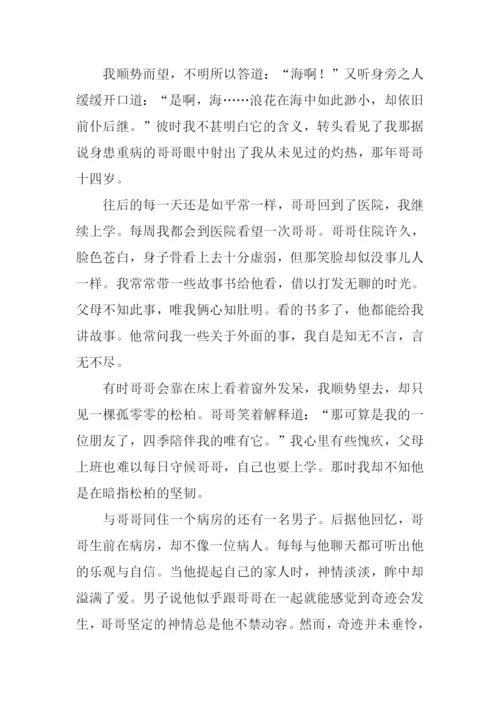 一朵美丽的浪花作文800字.docx