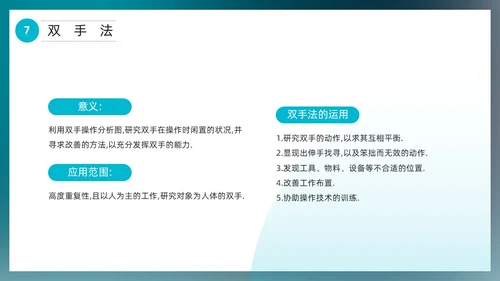 蓝色简约风IE七大手法培训PPT模板