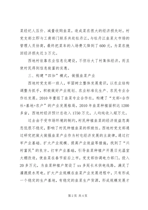 村党支部争先创优事迹材料 (6).docx