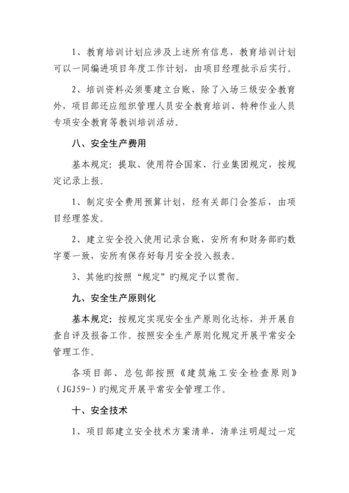 迎接集团检查考核要点.docx