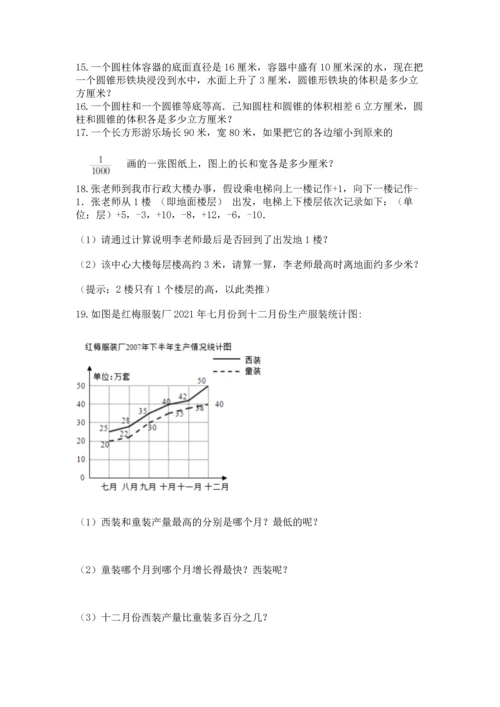 六年级小升初数学解决问题50道含答案（达标题）.docx