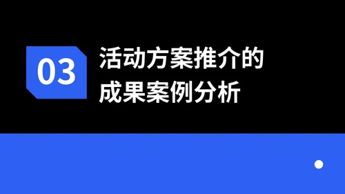 蓝色创意风活动方案推介PPT模板