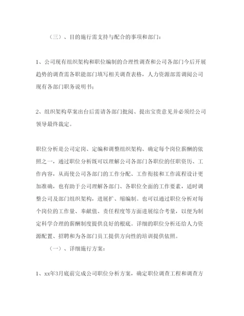 精编人力资源工作参考计划范文.docx