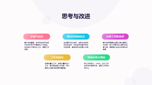 粉色渐变几何立体述职汇报PPT案例