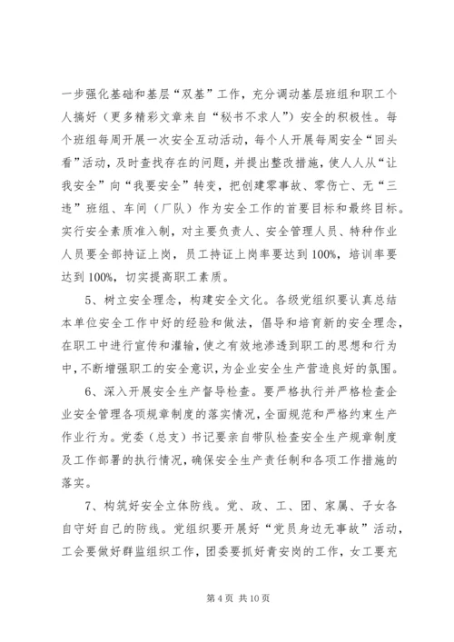 关于创建安全企业的实施意见 (3).docx