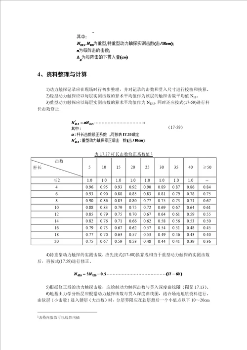 动力触探试验