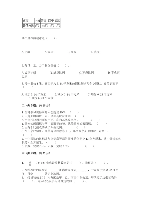 苏教版小升初数学模拟试卷附答案【培优a卷】.docx