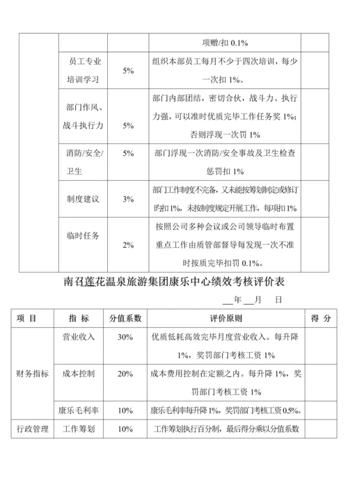 旅游集团绩效考评实施专题方案.docx