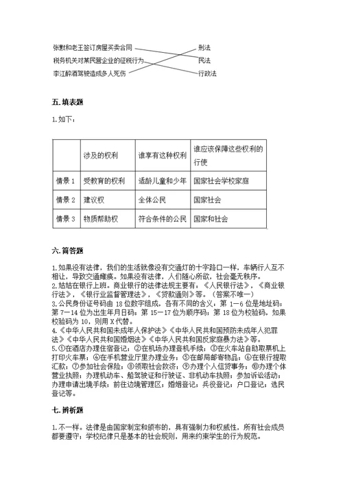 2022年六年级上册道德与法治期中测ab卷