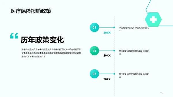 绿色现代商务医疗保险知识培训PPT