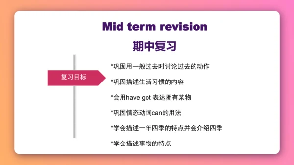 【外研版（一年级起点）】五年级下册 Module5 同步知识梳理课件（共40张PPT）