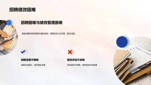月度人资工作汇报PPT模板