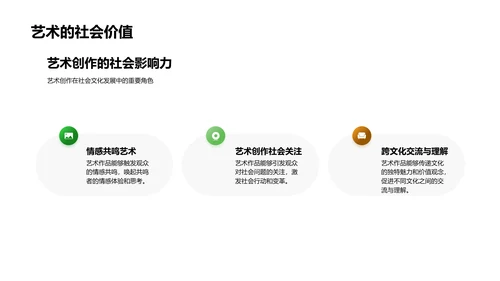 艺术创作开题答辩PPT模板
