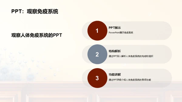 简约风生物医疗教学课件PPT模板