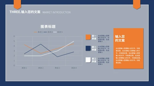 蓝黄简约风个人述职报告PPT模板