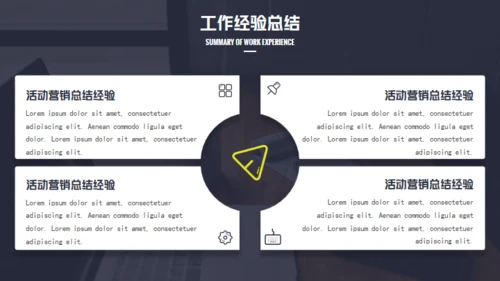 年终总结工作商务风通用PPT模板