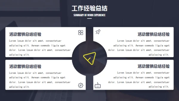 年终总结工作商务风通用PPT模板