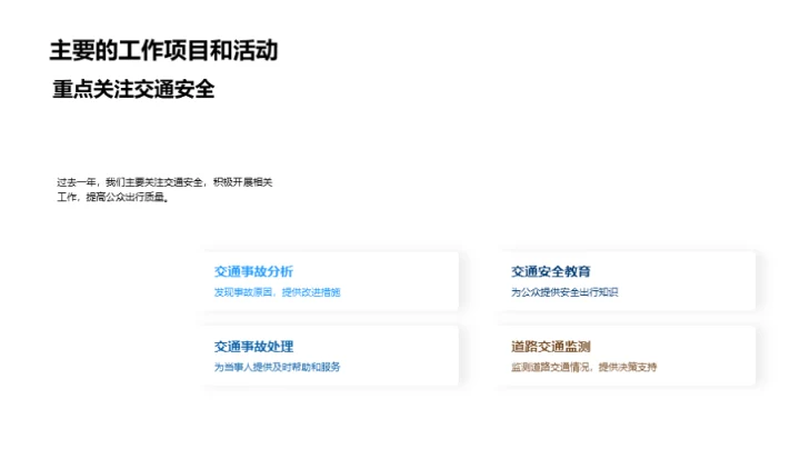 交通部门年度述职