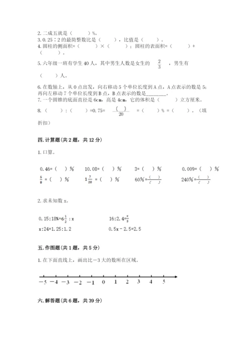 冀教版小升初数学模拟试卷附答案【达标题】.docx