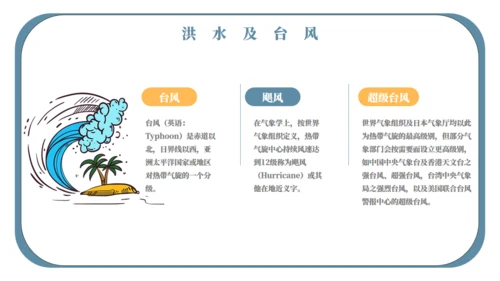 自然灾害应急预案自救安全教育通用PPT模板
