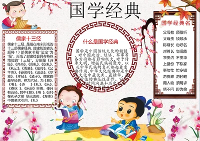 国学经典电子小报