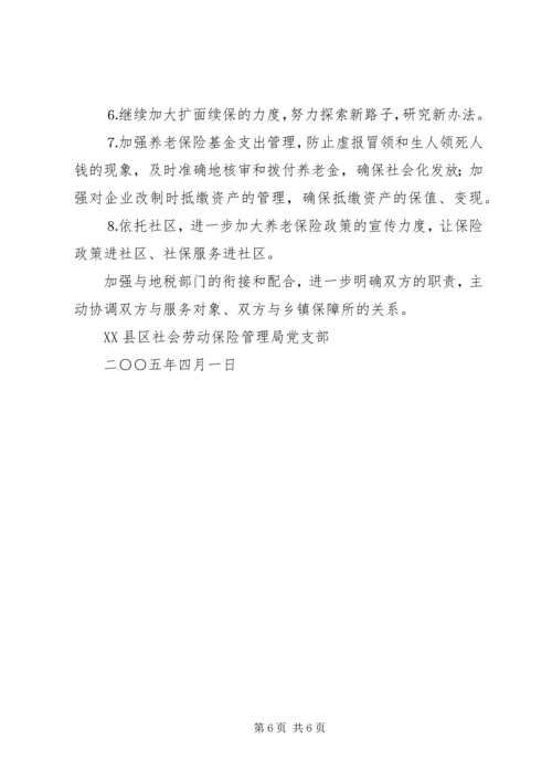 市社会劳动保险管理局支部党建工作自查报告 (3).docx