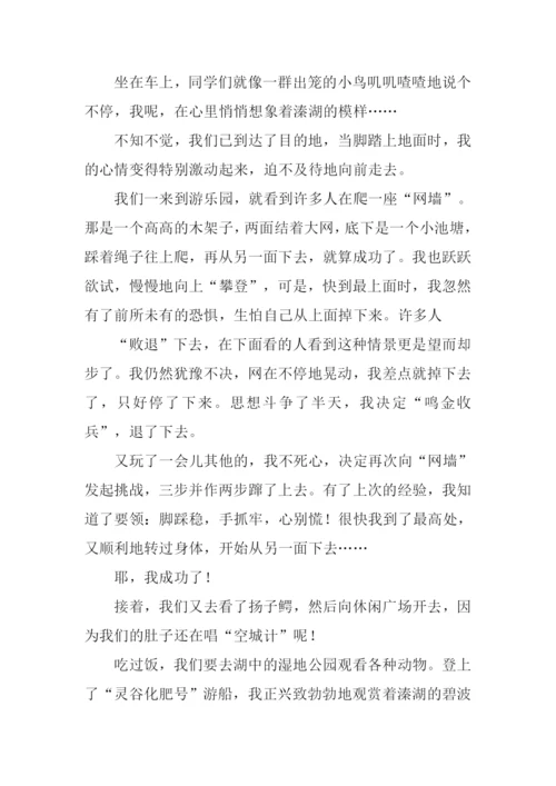 关于溱湖的作文.docx