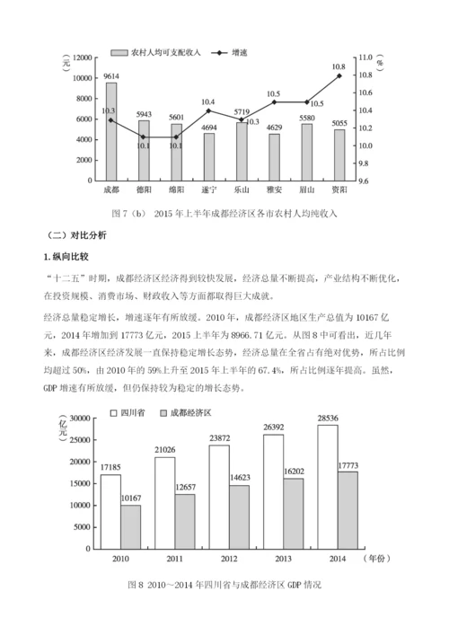 成都经济区经济形势分析与预测.docx