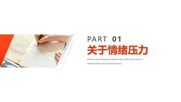 压力与情绪培训PPT模板