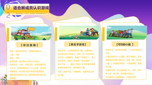 团建小游戏，晨跑PPT模板
