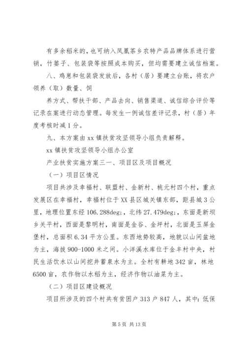 产业扶贫实施方案.docx