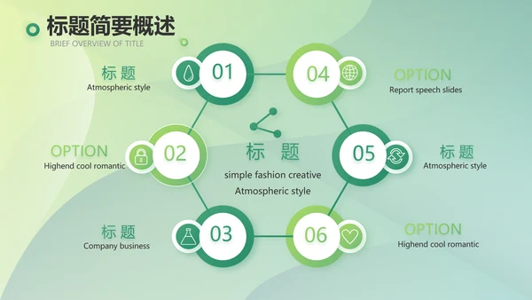绿色大气农业项目商业计划书动态PPT