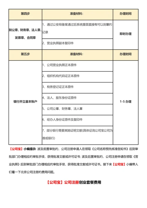 北京工商行政管理局公司注册标准流程解析.docx