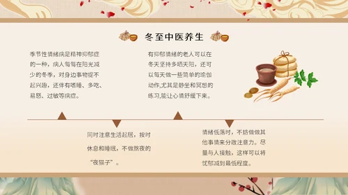 冬至中医养生冬至饮食中草药通用PPT模板