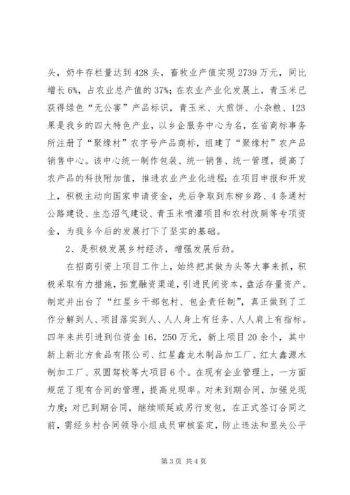 乡长审计述职报告范文.docx