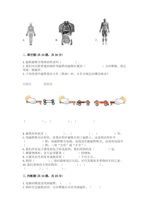 教科版二年级下册科学期末测试卷含完整答案（网校专用）.docx
