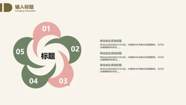 毕业答辩文艺花通用PPT模板