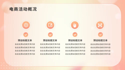 618电商活动数据复盘报告通用PPT模板