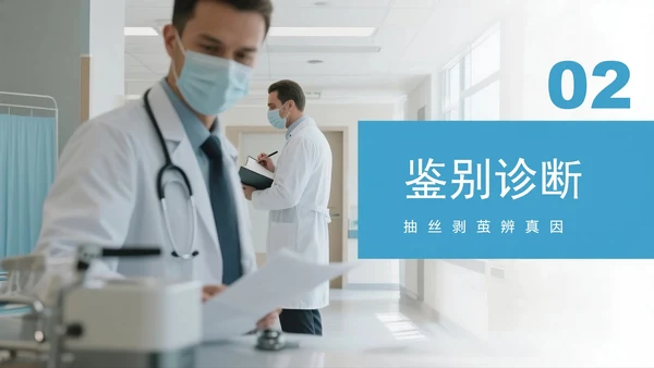 简约实景风医护人员病例讨论病例分析PPT模板