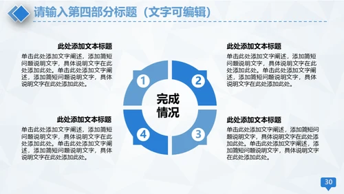 医学医疗蓝色简约工作汇报通用PPT模板