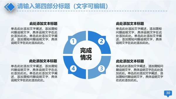 医学医疗蓝色简约工作汇报通用PPT模板
