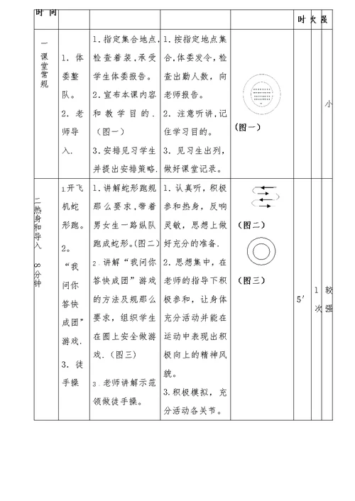 弯道跑教学设计