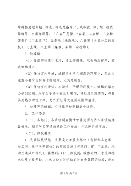 雷公桥小学防鼠防蝇专项方案 (2).docx